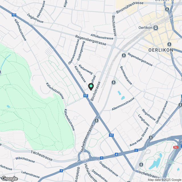 Projektvorstellung: 1.5-Zimmer-Geschosswohnung im Kreis 6 - Karte