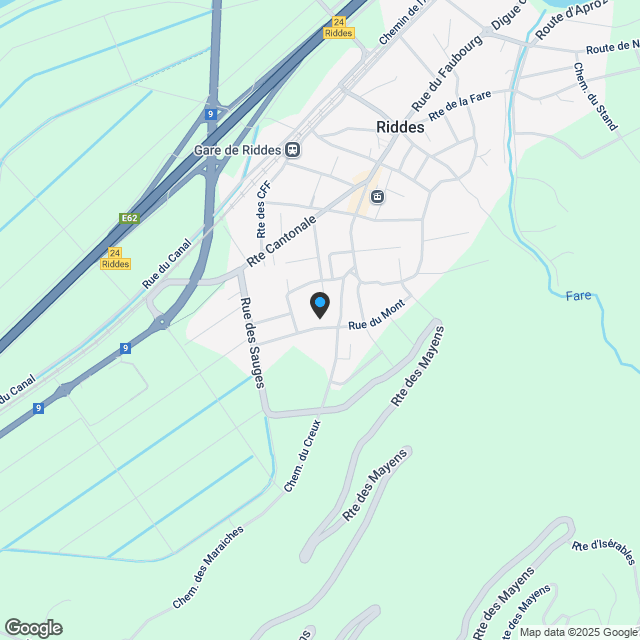 Magnifique Villen neu in Riddes – Residenz Les Jardins - Karte