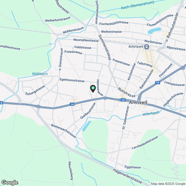 Im Thurgi-Center ganz oben: brand-neue, stylische Attika-Loft 128 m² - Karte