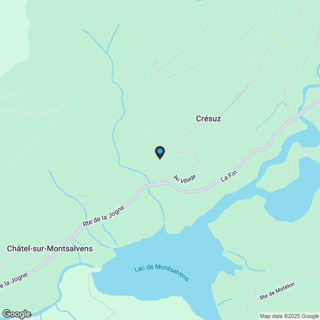 Chalet de 5.5 pièces à Crésuz - Karte