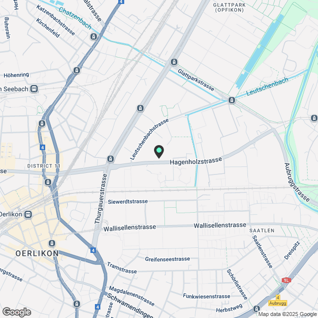 City Pop Zürich Oerlikon – Premium Living with Free Spa, Gym & Relax Area - Karte