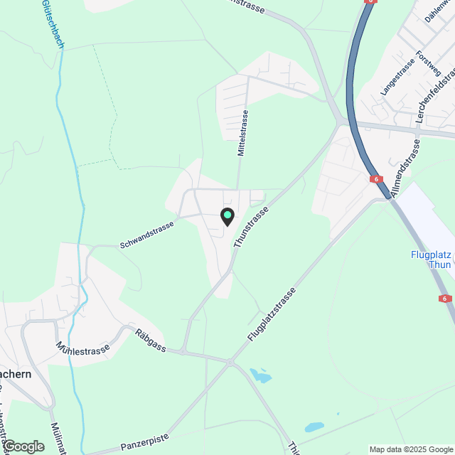 ERSTVERMIETUNG: Traumhafte Dachwohnungen im ruhigen, ländlich geprägten Thierachern bei Thun - Karte