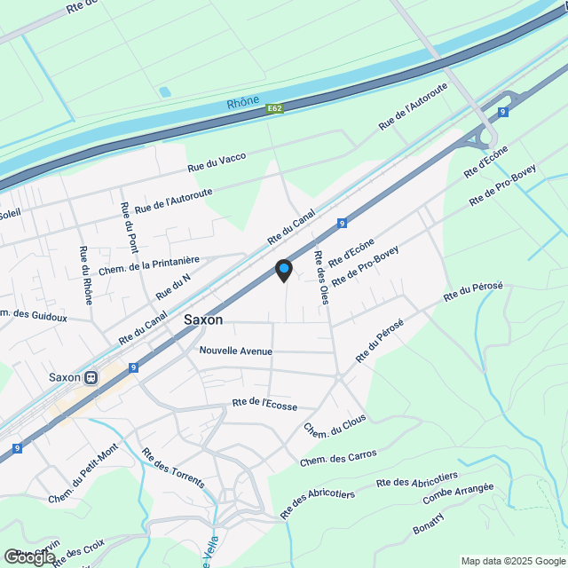 Chalet Plan Bochy, Mayens de Saxon - Chalet A - Karte