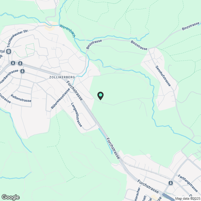 Neubau 2.5-Zimmer-Wohnung im Grünen am Dorfrand vom Zollikerberg - Karte