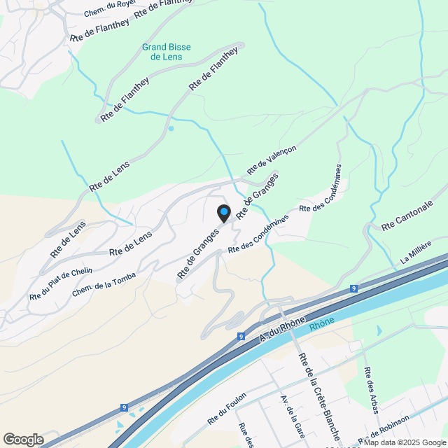 4.5-Zimmerwohnung in Flanthey - Karte