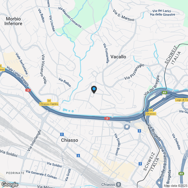 Nuovo appartamento 2.5 locali a Vacallo - Karte
