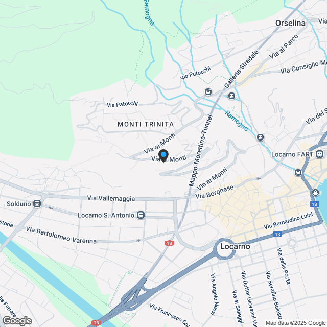 LOCARNO MONTI - Moderno appartamento con vista lago - Karte