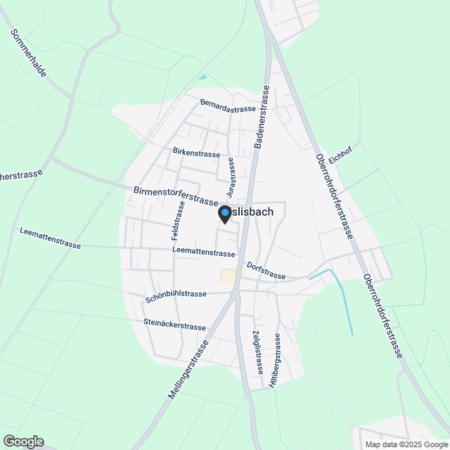 Moderne Neubauwohnung an zentraler Lage in Fislisbach - Karte