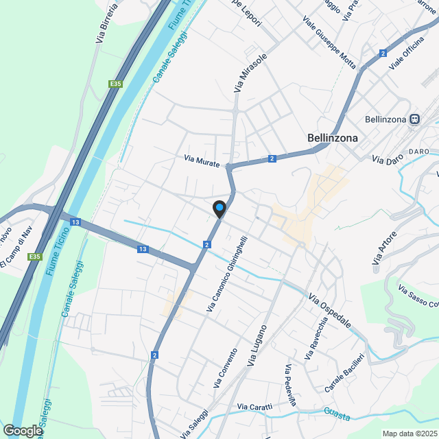 Attico 4.5 locali a Bellinzona in una nuova costruzione - Karte