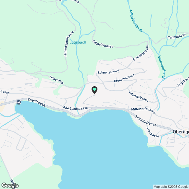 4,5-Zimmer-Wohnung mit privatem Seezugang in Oberägeri, Kanton Zug — Verfügbar ab Februar 2026 - Karte