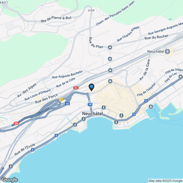 2 ½ Zimmer-Wohnung in Neuchâtel kaufen - Karte