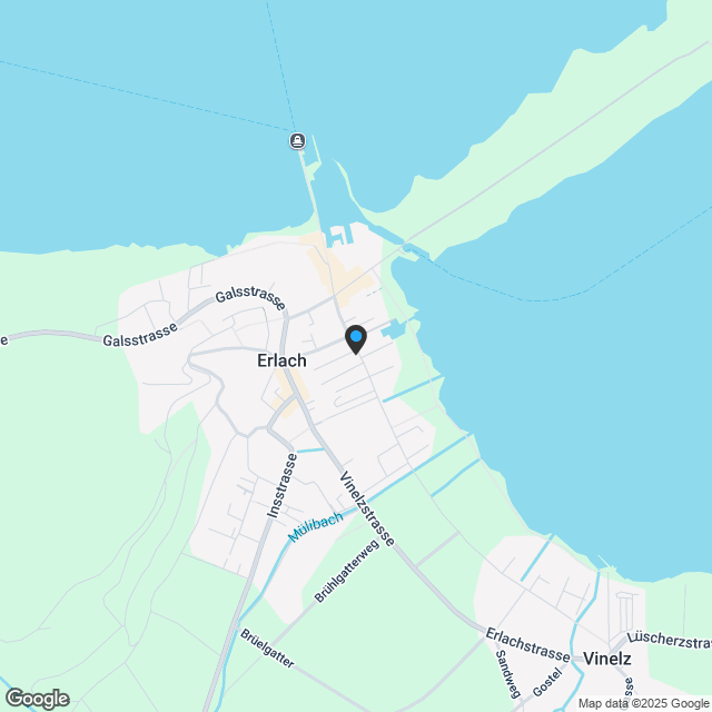 Hinter den Häusern Erlach Haus 1 A - Karte