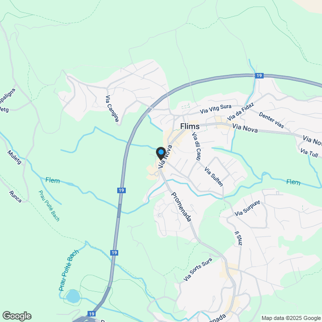 Erstwohnung an der besten Lage, direkt bei den Bergbahnen Flims! - Karte
