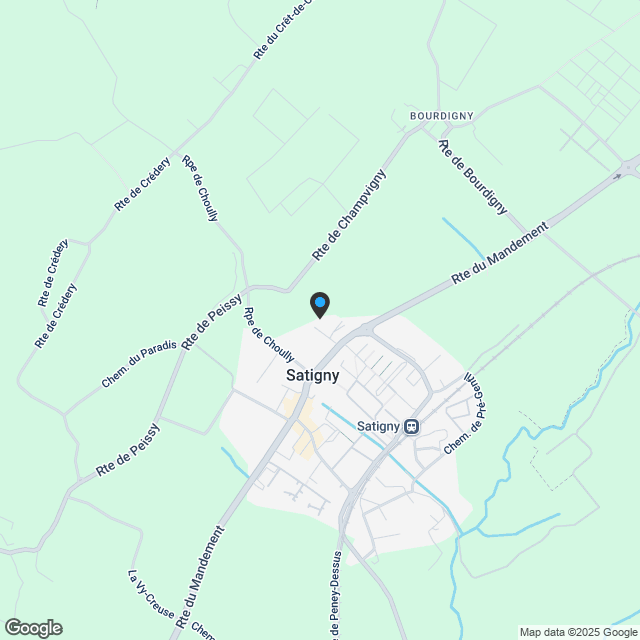 Prächtige Wohnung in Satigny - Karte