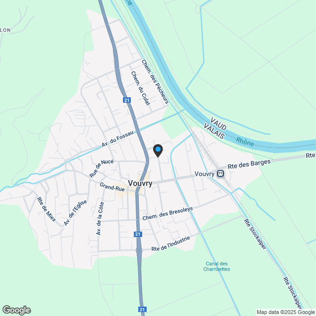Appartement 5.5 pièces à Vouvry - Karte