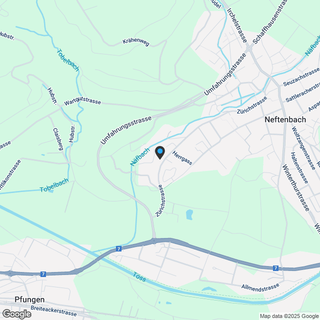 Eigentumswohnungen Müliwis, Neftenbach - Karte
