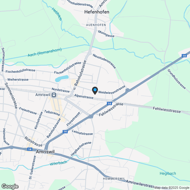 DUO Amriswil, exklusives Wohnen an einer der begehrtesten Lagen der Region - Karte
