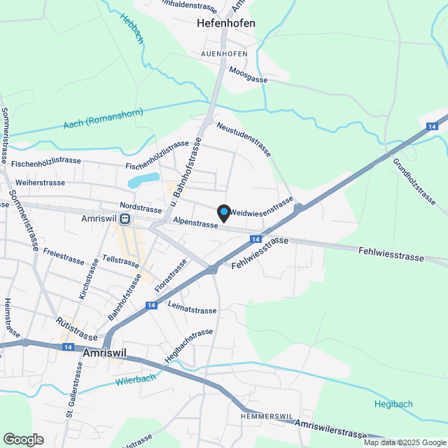 DUO Amriswil, exklusives Wohnen an einer der begehrtesten Lagen der Region - Karte