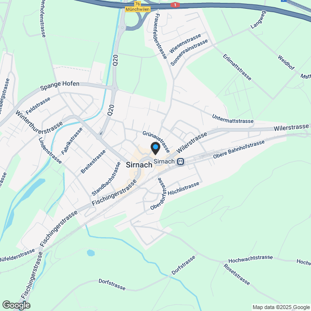 Charmante Neubauwohnung in Sirnach - Karte