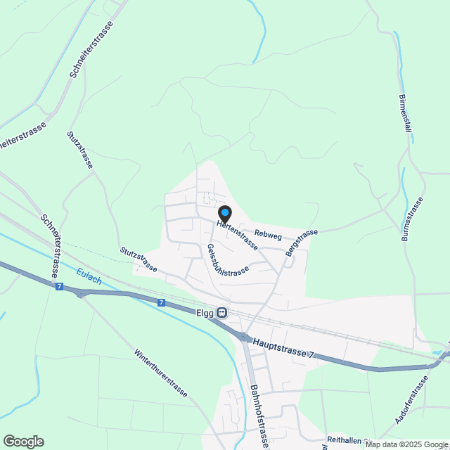 Tolle Attikawohnung in Elgg - Karte