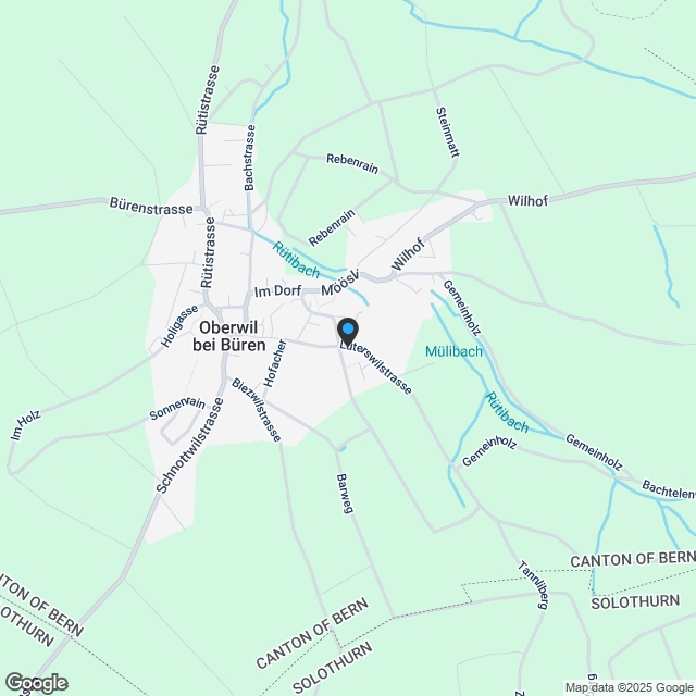 Flammer Stöckli - Holzhaus in Oberwil b. Büren - Karte