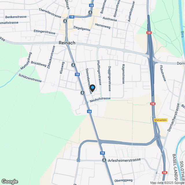 WOHNüBERBAUUNG «NEUENEICHWEG» HAUS R3 IN REINACH / BL - Karte