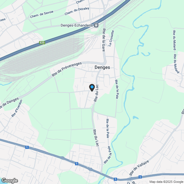 Denges, neues PPE, 3.5 Zimmer mit südlichem Garten - Karte