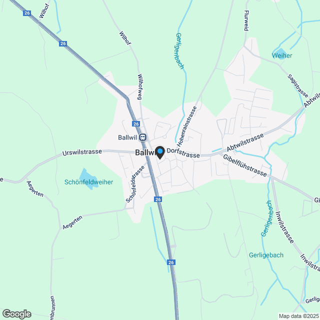 2 ½ Zimmer-Wohnung in Ballwil kaufen - Karte