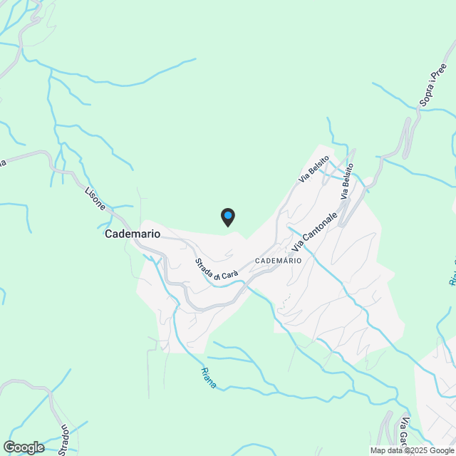 Appartamento - Cademario - Karte