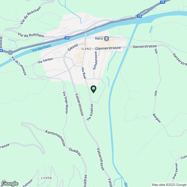 3 1/2 Zimmer-Wohnung in Ilanz - Karte