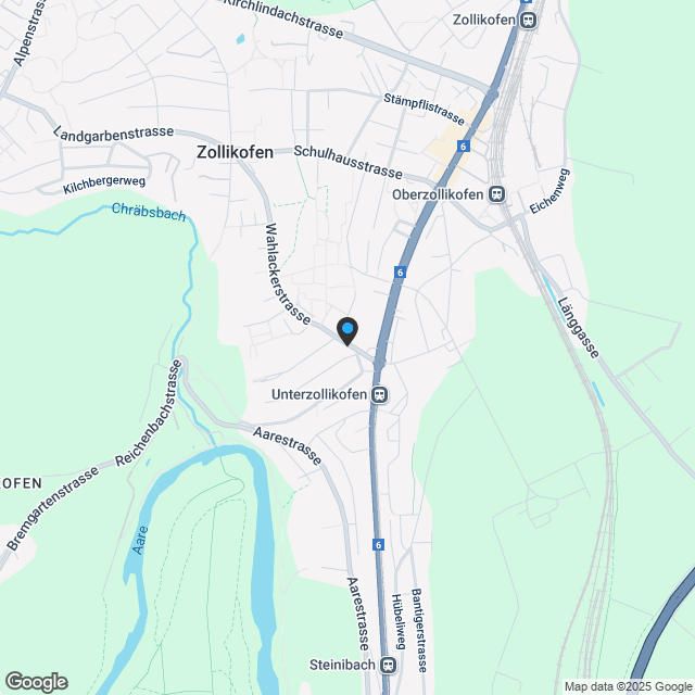 Wohnung in Zollikofen - Karte