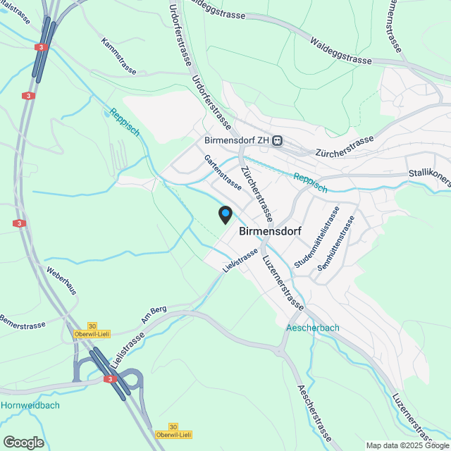 Neue 3.5-Zimmer Wohnung in Birmensdorf, Zürich - Karte