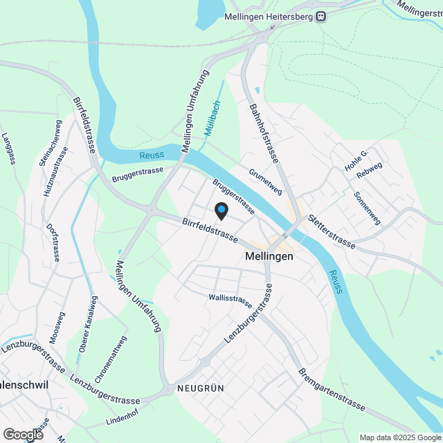 Erstbezug helle 5.5-Zimmer in Mellingen - Karte