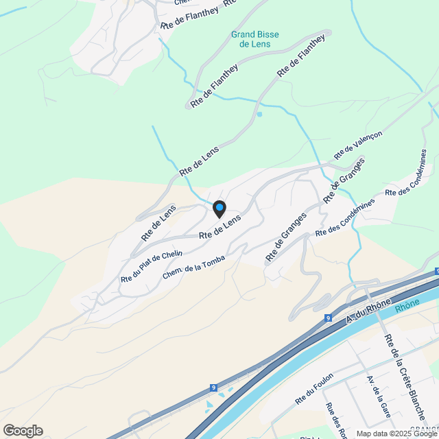 Schönes Attikawohnung mit 5.5 Zimmern in Flanthey (Gemeinde Lens) A1 - Promotion auf Plan - Karte