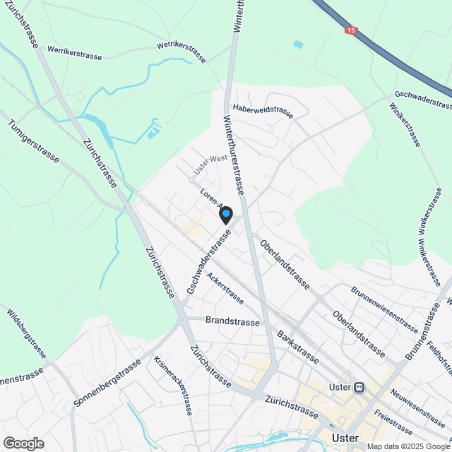 Hell, modern, einladend - 3½ Zimmer Lebensqualität in Uster - Karte