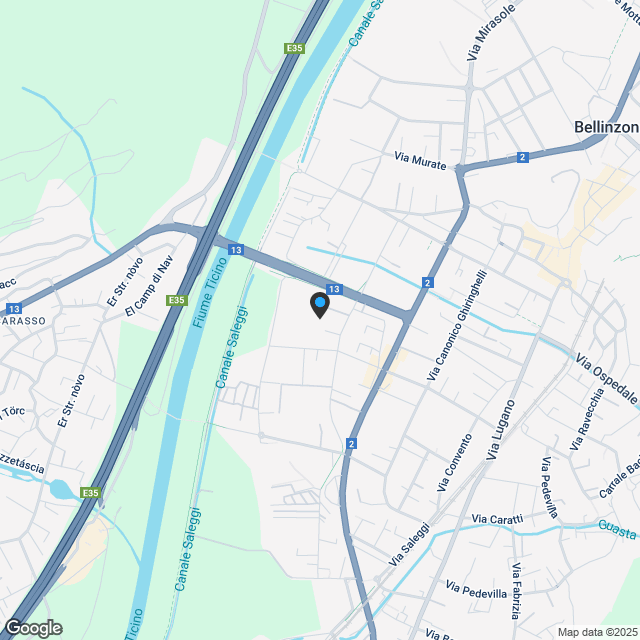 Bellinzona - Ampio 2.5 locali di nuova costruzione - Karte