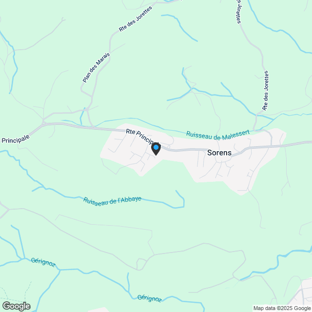 Reserviert! Die Villas Elancia und Linea in Sorens haben ihre zukünftigen Besitzer gefunden - Karte