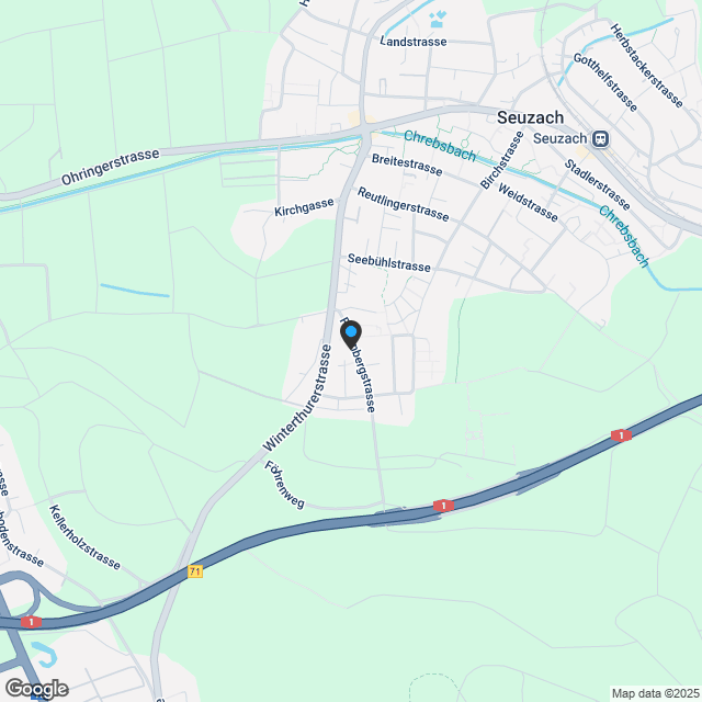 4 1/2-Zimmer Neubau-Wohnung in Seuzach - Karte