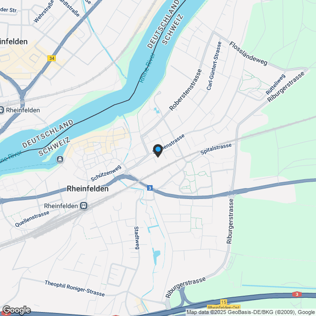 Exklusive 5.5-Z'Attika-Maisonette Wohnung im Herzen von Rheinfelden - Karte