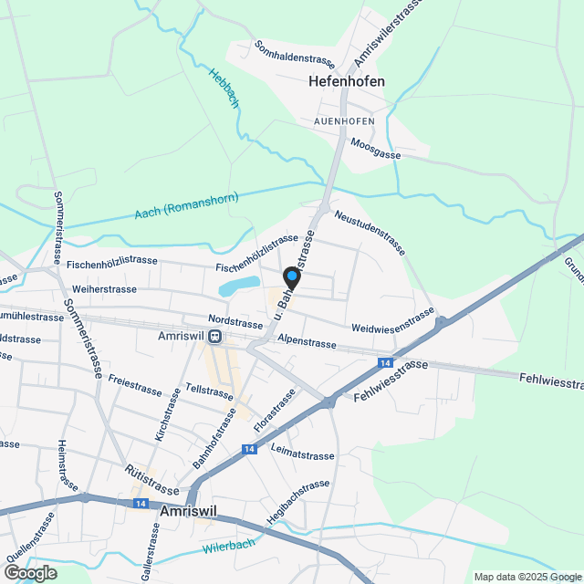 Neubauprojekt UB14 in Amriswil - moderne 4.5-Zimmer-Dachwohnung mit viel Komfort - Karte