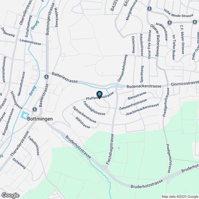 The Five Roses – Wohnen in Bottmingen - Karte