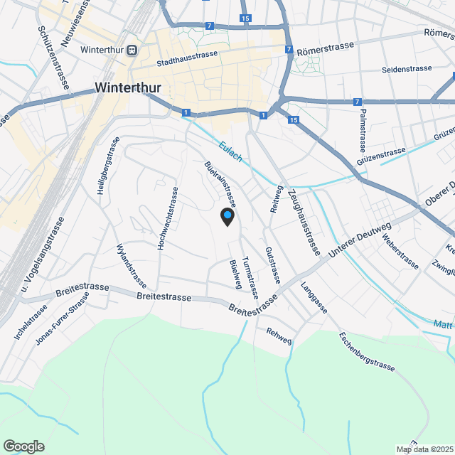 Moderne 3.5-Zimmer-Wohnung in Winterthur, Neubau 2023 - Karte