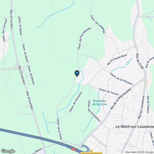 Le Mont - Attique Neuf 5.5 pièces avec Jardin Privé - Karte