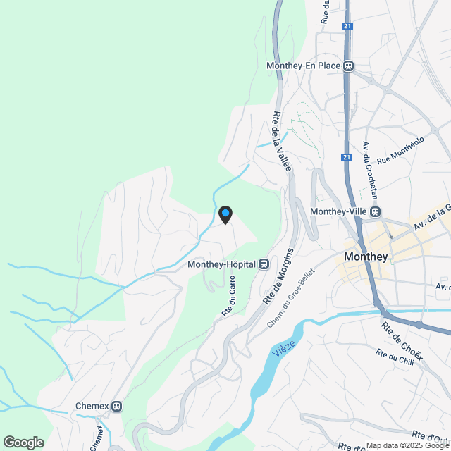 4 ½ Zimmer-Wohnung in Collombey kaufen - Karte