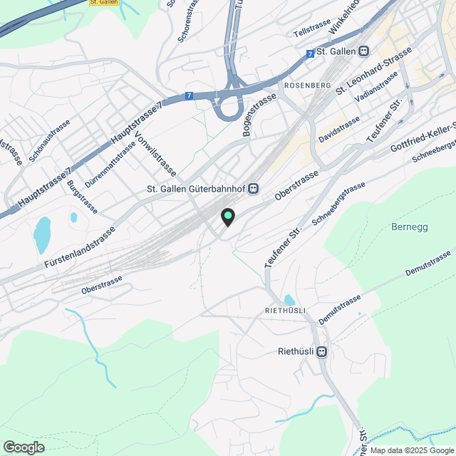 Erstvermietung nach Sanierung! Moderner 4.5 Zimmerwohnung mit Balkon in St. Gallen - Karte