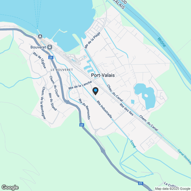5 ½ Zimmer-Attikawohnung in Bouveret kaufen - Karte