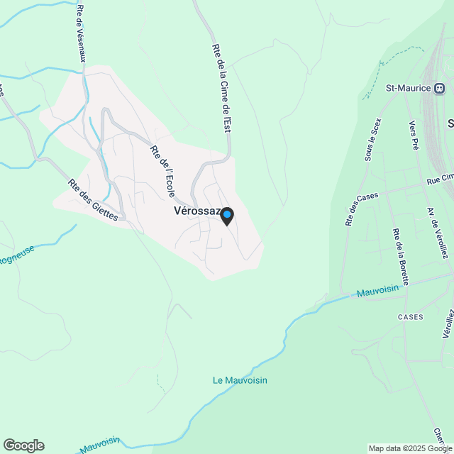 Résidence "Les Terrasses de Vérossaz" - Karte