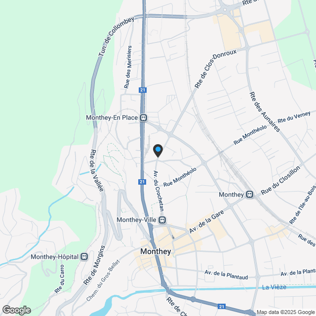 3 ½ Zimmer-Wohnung in Monthey kaufen - Karte