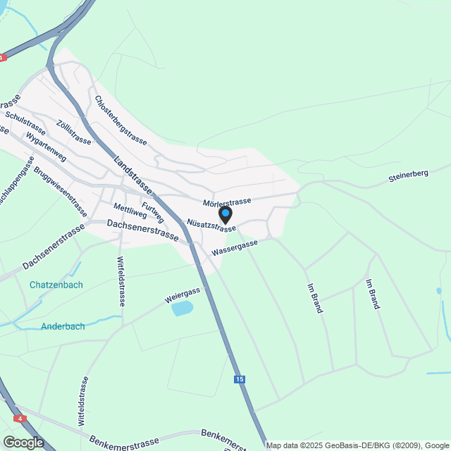 8 moderne Eigentumswohnungen in Uhwiesen - Karte