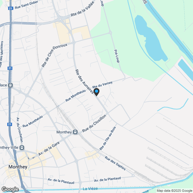 Dachgeschoss - 4,5 Zimmer, Südwestausrichtung - Karte